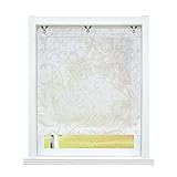 Packung: 1 St. Raffrollo und die Röhrchen aus Plastik und Haken aus Metall (Breite 45cm-60cm mit 4 Röhrchen, Breite 80cm-100cm mit 6 Röhrchen, Breite 120cm mit 8 Röhrchen, Breite 45cm-80cm mit 2 Haken, Breite 100cm-120cm mit 3 Haken)