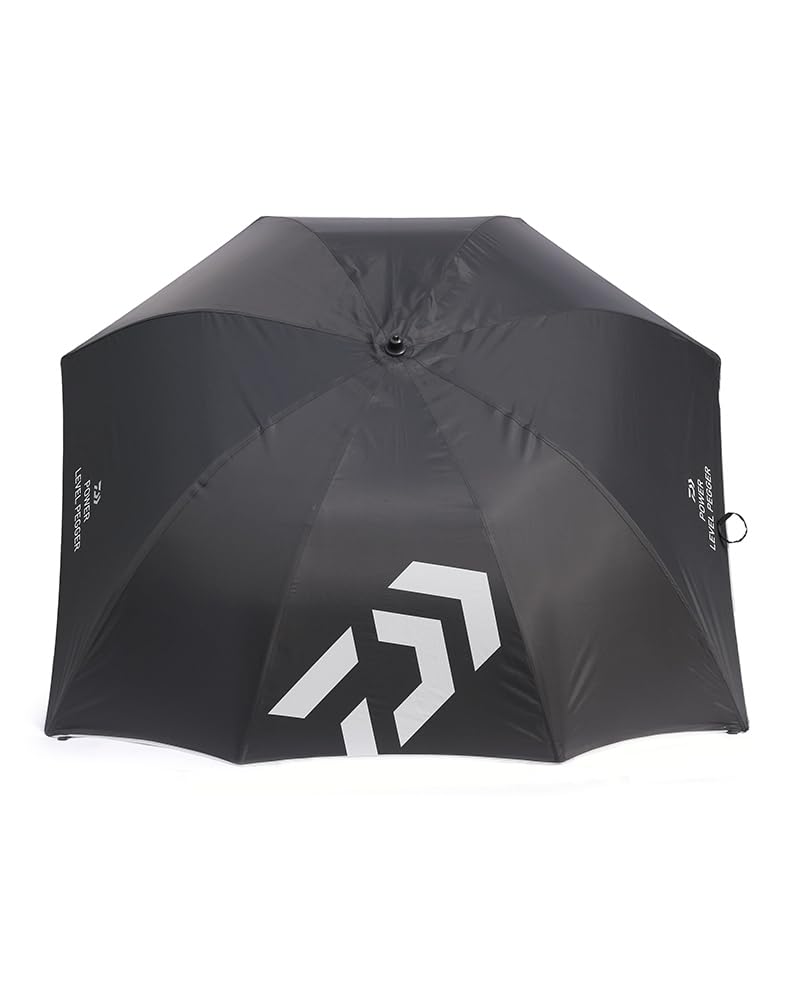 Daiwa Black Power Level Pegger Umbrella 125Cm / 50'' Fishing Brolly - Plpu