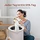 SereneLife Eimer Handtuchwärmer Elektrisch – Towel Warmer – Wellness Handtuch Wärmegerät 20L in Weiß – 1-Knopf Steuerung Heizkorb mit automatischer Abschaltung – für Bademäntel, Decken, Pyjamas &Co.