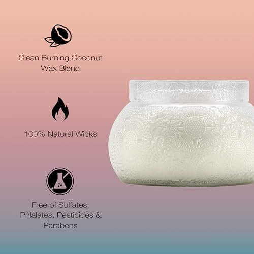 Voluspa Mokara, Glass Chawan Bowl Candle, 14 oz, 50 Hour Burn Time, Coconut Wax for Clean Burning, Handcrafted in the USA - Thumbnail 5