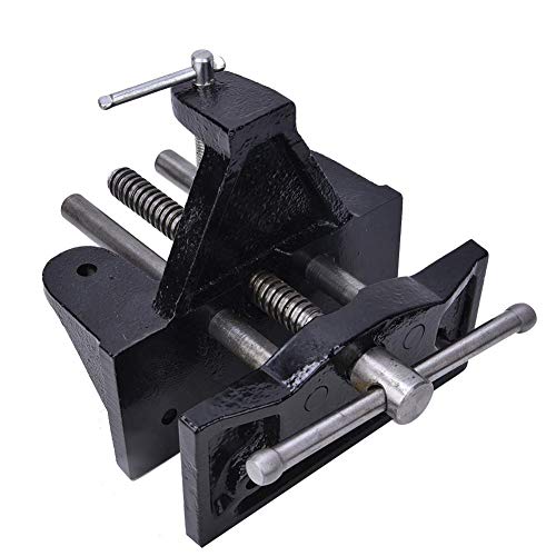 Abrazadera de tornillo de banco para trabajos de madera, abrazadera de tornillo de banco...