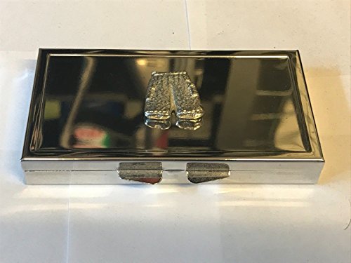 Pilulier 7 jours étain fin anglais boîte pilules miroir TG173 cargo