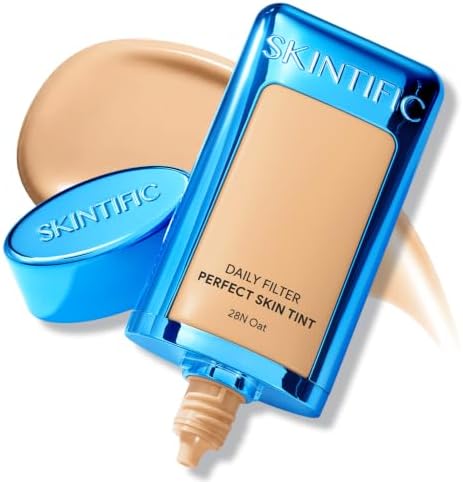 SKINTIFIC Daily Filter Perfect Skin Tinted, BB Cream, #28N Oat