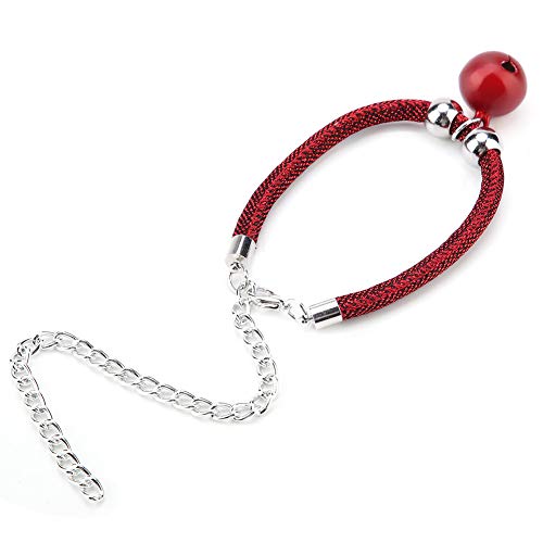 Collana con gatto in stile giapponese con campana