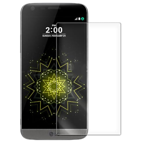 Explosion-Proof Anti-Scratch Case Friendly Anti-Bubble Clear 9H Hardness Tempered Glass Screen Protector Guard Shield Saver Armor Cover Compatible with AT&T LG G5 H820 Phone