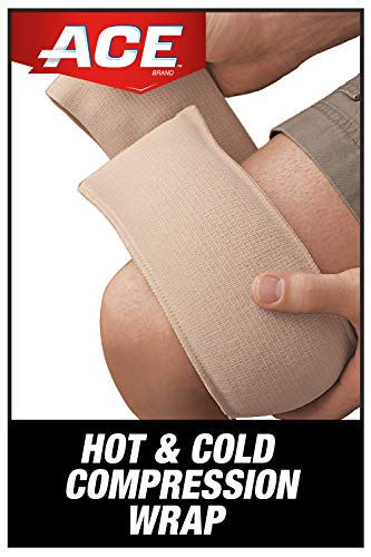 ACE Reusable Hot/Cold Compression Wrap, Ideal for sprains, strains, bumps, bruises, muscle aches, cramps and stiffness