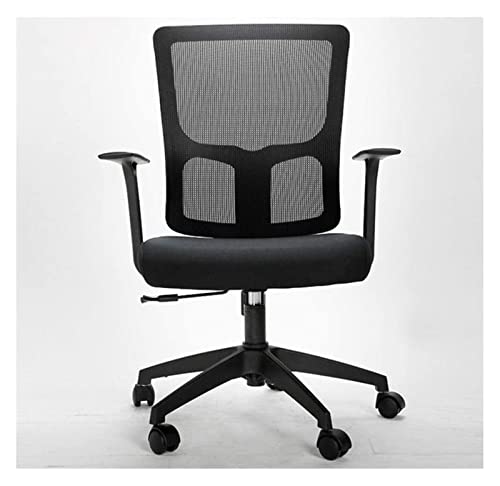 Chaise de bureau ergonomique dossier réglable et assise maille noire