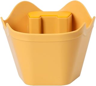 Eeuye Cubo para Posos de Café, Polígonos, Cubo para Desechar Posos de Café Expreso, Cubo Multiusos para Desechar Café Expreso para el Hogar y la Oficina, Color Amarillo
