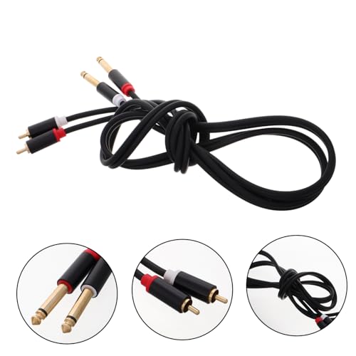 Cable de audio estéreo NUOBESTY con doble conector analógico para componentes de sonido 7