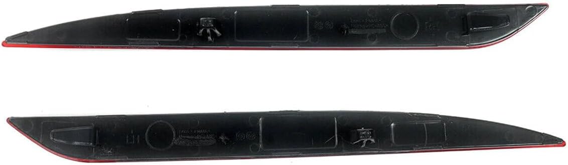 Rear Bumper Reflector Lamp Compatible for TESLA MODEL Y 2020-2024,Replacement Red Marker Lights Lens Left Driver Right Passenger Side Trim
