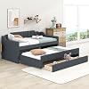 Daybed with trundle extended