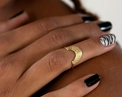 Gold Toe Ring For Women, Adjustable Indian Boho Gold Plated Open Toe Ring, Rising Sun, Unique Handmade Summer Foot Jewelry By Alagia #TOP3