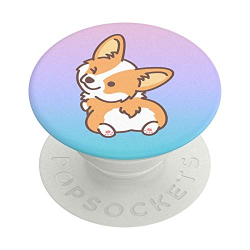 Image of PopSockets Adhesive Phone Grip, Holder- Cheeky Corgi