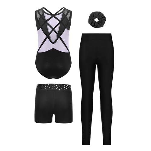 Unitard de gymnastique pour filles tenue extensible pour cours de danse