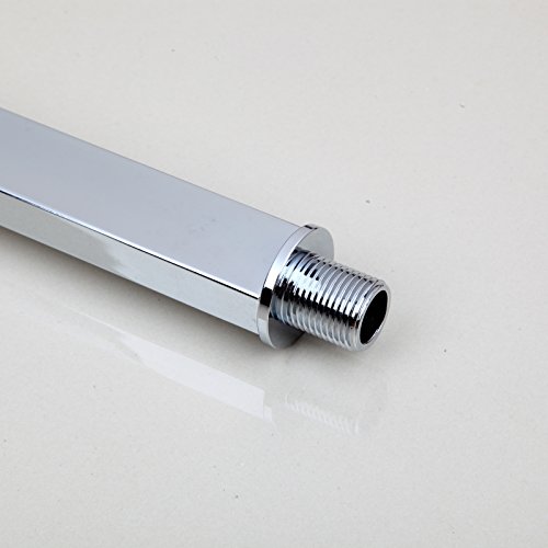 Ouboni 24" Square Chrome Rainshower Wall Mounted Shower Extension Arm Repair #TOP6