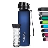 Das sind die besten BPA freie Wasserflaschen 720°DGREE Trinkflasche “uberBottle“ softTouch Früchtebehälter - 1L - BPA-Frei - Wasserflasche für Uni, Sport, Fitness, Fahrrad, Outdoor - Sportflasche aus Tritan - Leicht, Bruchsicher, Nachhaltig