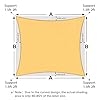 Artpuch Sun Shade Sail, 10'x13' Sand Rectangle, Curved Edged Commercial Grade 185GSM Permeable Outdoor Shade Cloth for Deck, Backyard, Patio (Custom Sizes Made) #4