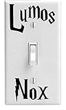 Black Lumos Nox Decal ONLY Light Switch Decal