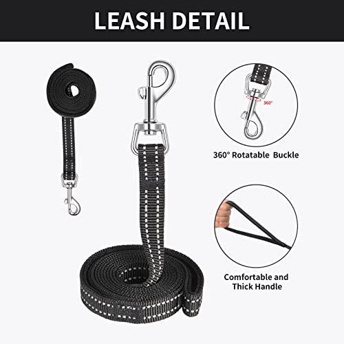 Amtor Dog Harness With Leash Set,No Pull Adjustable Reflective Step-In Puppy Harness With Padded Vest For Extra-Small/Small Medium Large Dogs And Cats(Blackwhite) #TOP2