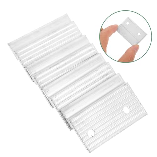 Image of Generic 4pcs Aluminum Picture Hangers Hooks Heavy-Duty Frame Hangers for Easy Wall Mounting Non- Design for Photos and Art for Projects