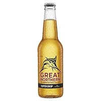 Great Northern Super Crisp Lager, Smooth & Refreshing Finish, 3.5% ABV, 330mL (Case of 24 Bottles)