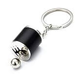 ARUZEN Six Speed Manual Transmission Shift Gear Box Fidget Toy Automotive Part Car Keychain Key Ring Key Chain Ring Keyrings Ideal for Car and Motorbike Multicolour