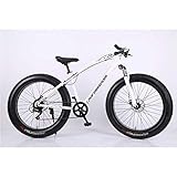 Vordere und hintere mechanische Scheibenbremse mit welligem Stil Bremsscheiben, Alu-Felgen und sicheren Griff Mountainbike-Reifen ..