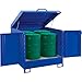 Global Industrial Outdoor Drum Cabinet 220 Gal. Capacity, Manual Close