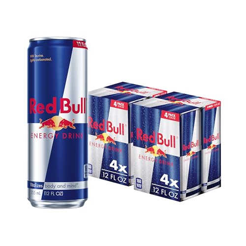 Image of Red Bull Energy Drink, 114mg Caffeine | Taurine & B Vitamins | 12 Fl Oz | Pack of 8 Cans