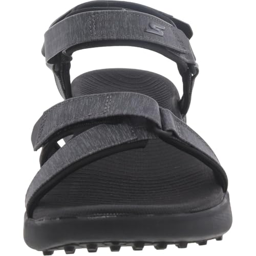 Skechers GO GOLF womens 600 Sandal Golf Shoe, Black/Black, 7 US3