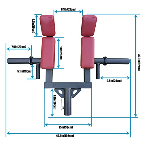 Image of Viking Press Landmine Handle for 2-Inch Barbell, Hack Squat T-Bar Row Attachment Strength Training Accessories, Shoulder Press Landmine Attachment Equipment