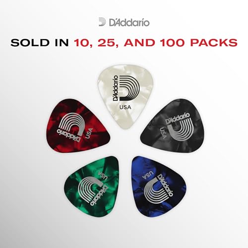 Image of Planet Waves Multi-Color Celluloid Guitar Picks, 100 pack, Heavy