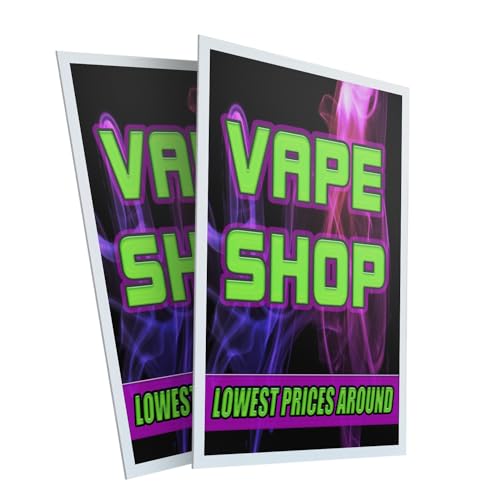 SIGNMISSION CSB-2436-2PACK-VapeShopLowestPricesAroun