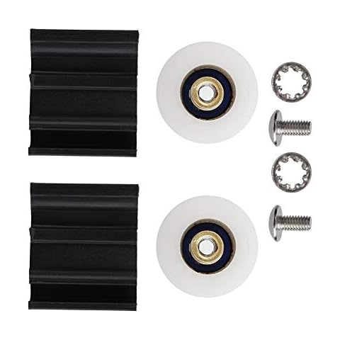 Fdit 22mm Halls Greenhouse Door Wheel Replacement Kits Shower Door Rollers Glass Roller Replacement Cover
