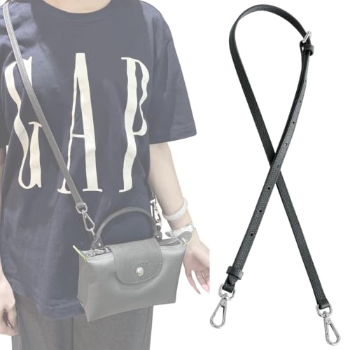 Image of Jiesinlov Leather Bag Shoulder Strap Replacement Crossbody Adjustable Conversion Kit Fit for Mini Pouch