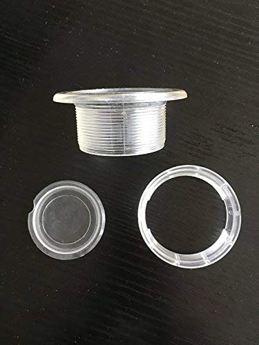 Do4U Patio Table Umbrella Parasol Hole Ring Plug and Cap Set (White)