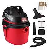 Shop-Vac 2.5 Gallon 2.0 Peak HP Wet/Dry Vacuum, Portable Compact Shop Vacuum with Top Handle, Wall B