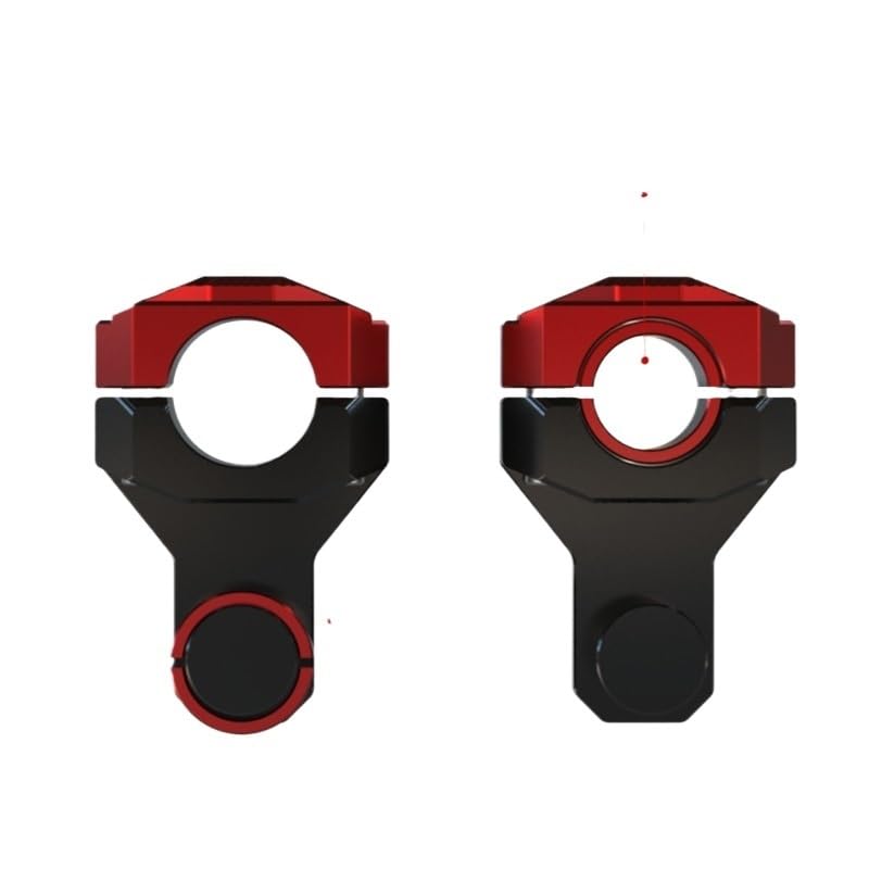 Adaptateur rehausseur guidon moto 22 28 mm pour rehausser la hauteur de poignée