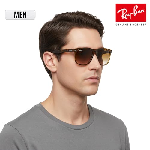 Image of Ray-Ban RB4147 BOYFRIEND Square Shaped Sunglasses for Men with Official RAYBAN Eyewear Kit