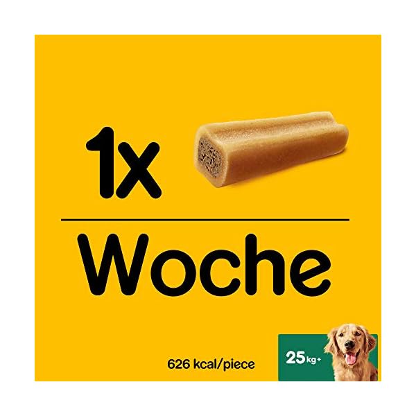 Pedigree Riesenknochen Maxi – Hundeleckerli mit Rind – Ideal als Belohnung für große Hunde – 12 x 210g im Multipack mit je 1 Knochen – Bild 6