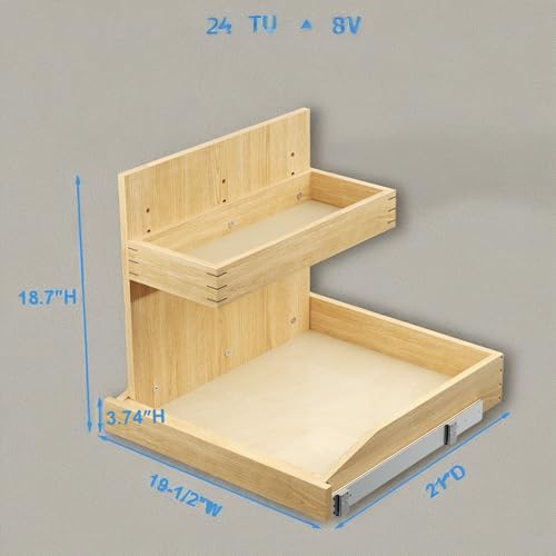 ZJMTOCYU Under Sink Organizers and Storage, 19½