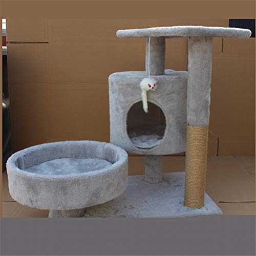 MAVCDJQ Chat Escalade Rack Animaux de Compagnie Jouer Arbre Gratter Arbre Chat Gratter Poteau Meubles Gym Jouets Chat Saut D'Obstacles