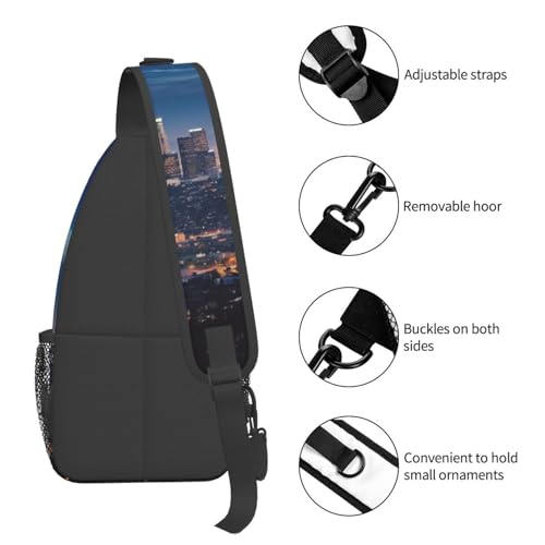 Morrales Urbanos Sling Backpack Negro Unisex miniatura 4