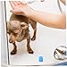 TOYANDONA Pet Outdoor Cleaning Shower Head Silicone Dog Shower Sprayer for Mud and Debris Removal After Outdoor Activities for Hikes Camping and Parks