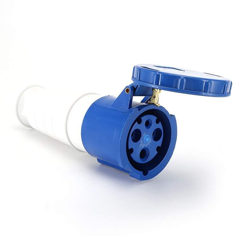 IEC60309 Waterproof CEE Industrial Connector Socket 3Pin 125A 250V 2P+E IP67