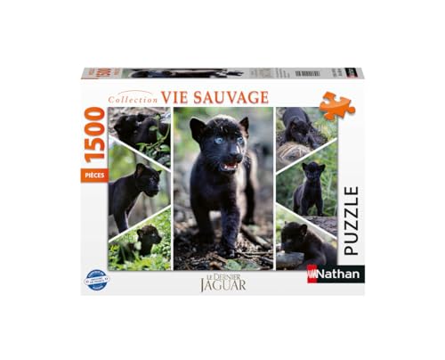 Puzzle 1500 pièces : Collection Vie Sauvage Le dernier jaguar Ravensburger Nathan