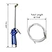 QWORK Air Blow Gun Pneumatic Engine Cleaning Gun with 4Ft Hose, Cleaning Degreaser Sprayer Tool