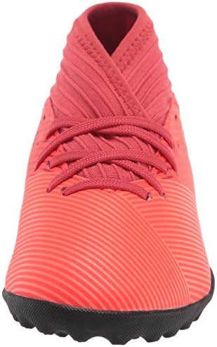adidas Boy's Nemeziz 19.3 II Turf Soccer Shoe, Coral/Black/Glory red, 2.5 Little Kid | Image 1