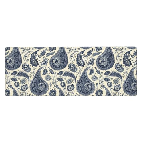 Tapis de souris de jeu grand format anti-glisse avec bords cousus contre l'usure