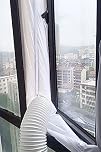 VOLIKRA Window Seal For Portable Air Conditioner Casement Window, Window Seal for AC Unit, Sealing AC Vent with Zip Waterproof (300 CM)